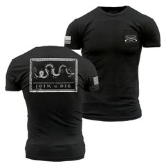 Grunt Style футболка Join or Die Pocket (Black Heather), XXL