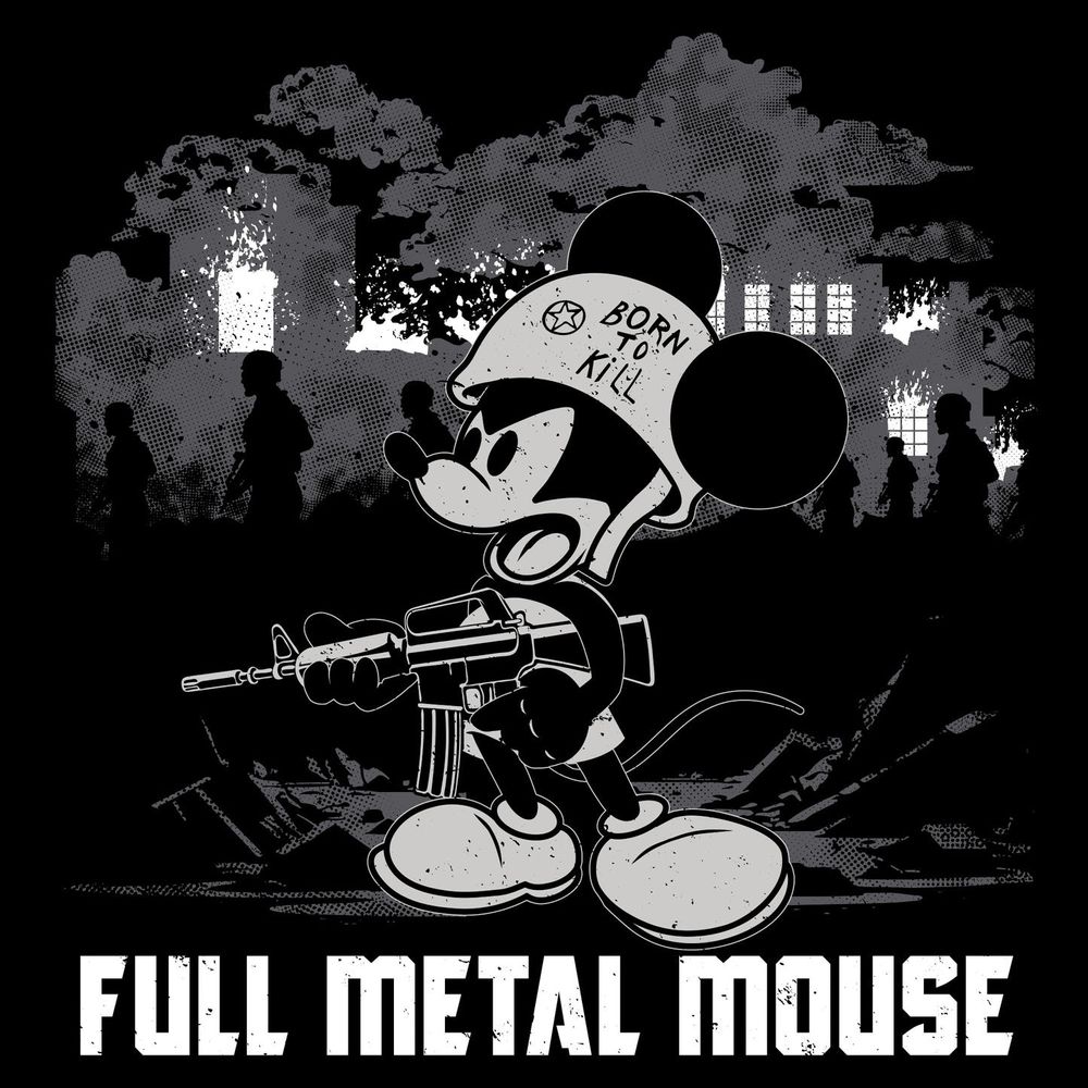 Grunt Style футболка Full Metal Mouse (Black), 3XL