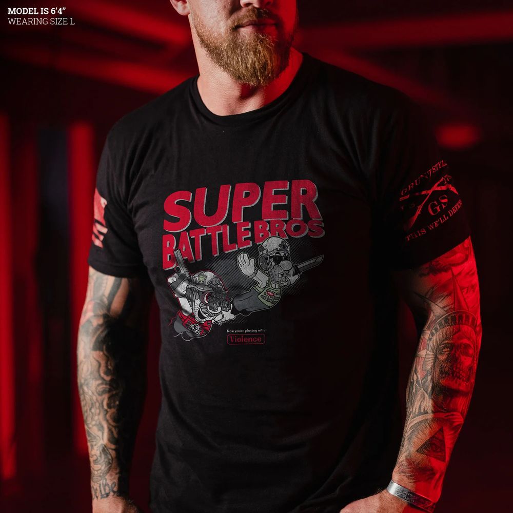Grunt Style футболка Super Battle Bros, XL