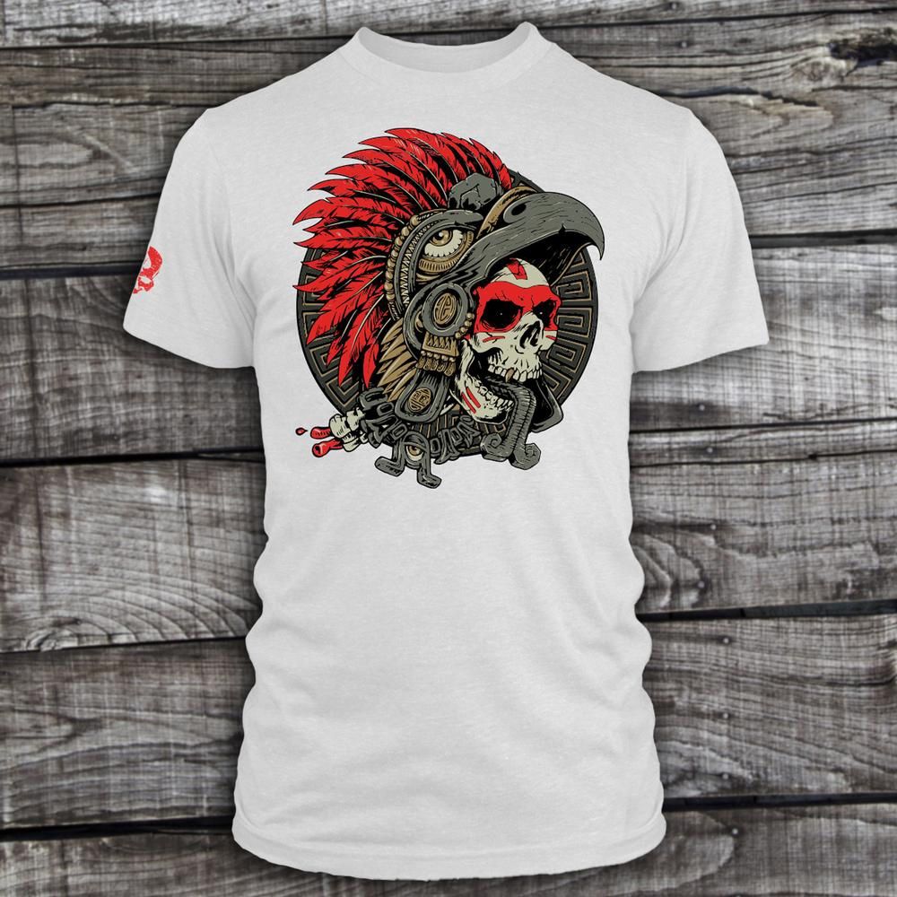 Zero Foxtrot футболка Aztec (White), M
