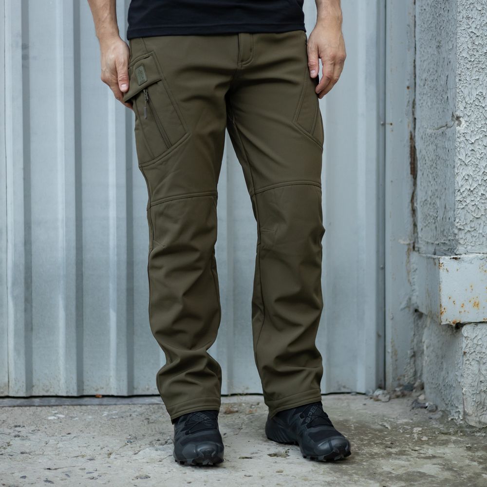 Maverick зимові штани Softshell Cargo (Green), 40
