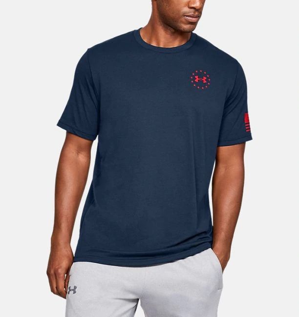 Under Armour футболка Freedom Flag (Academy-Red), L