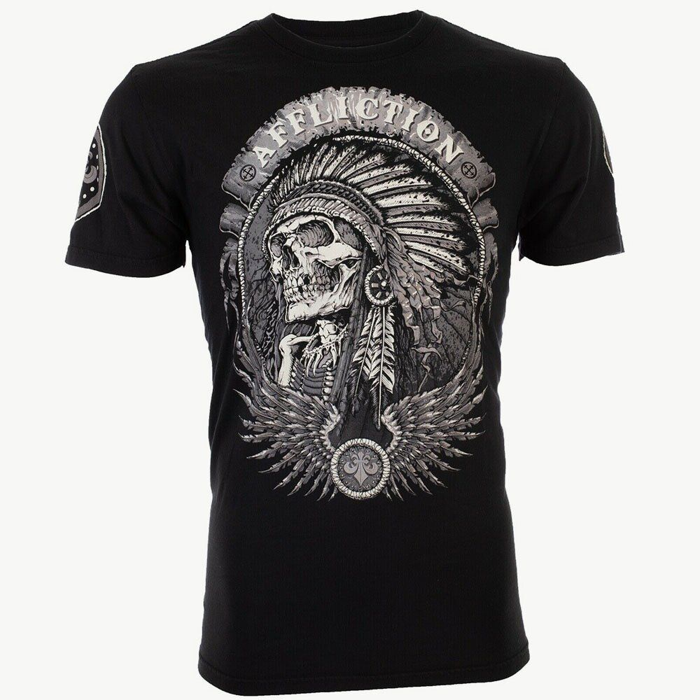 Affliction футболка Thunderfoot Indian, XXL
