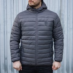 Maverick демісезонна куртка Puffer Hooed (Dark Gray), L
