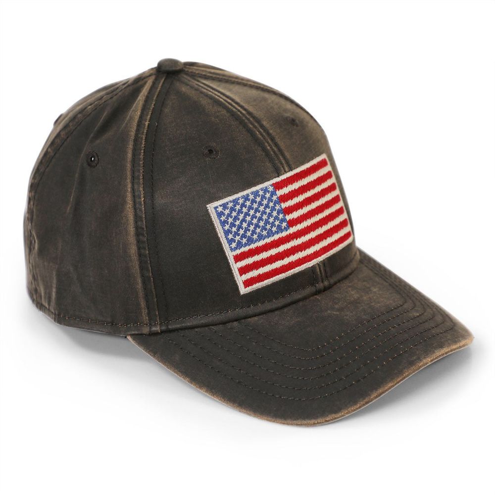 Grunt Style кепка Waxed Full Color Flag (Brown), Регулюємий