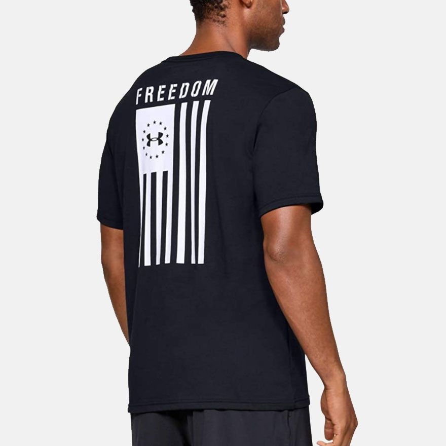 Under Armour футболка Freedom Flag (Black-White), L