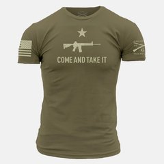 Grunt Style футболка Come and Take It 2A Edition (Military Green), XXL