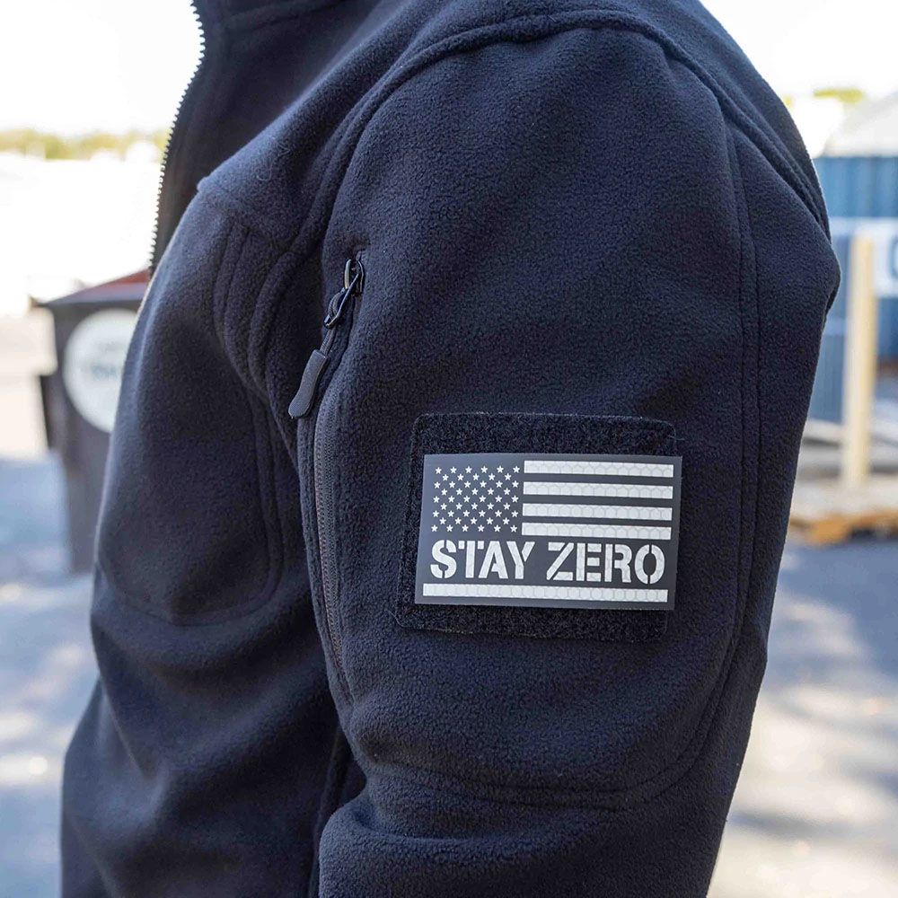 Zero Foxtrot флісовая куртка Tac Sherpa Zip (Black), XL