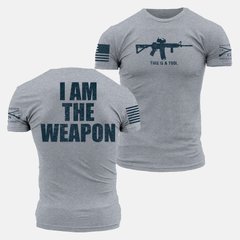 Grunt Style футболка I Am The Weapon (Dark Heather Gray), L