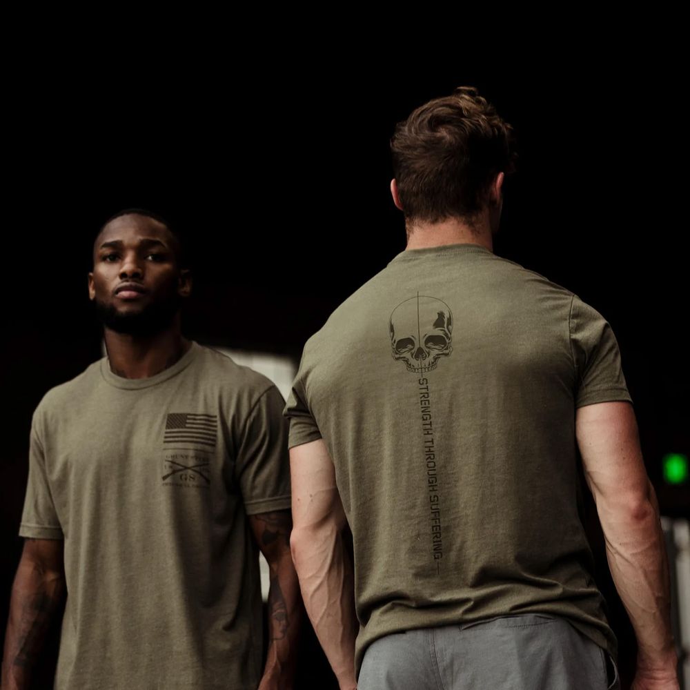 Grunt Style футболка Strength Through Suffering (Military Green), 3XL