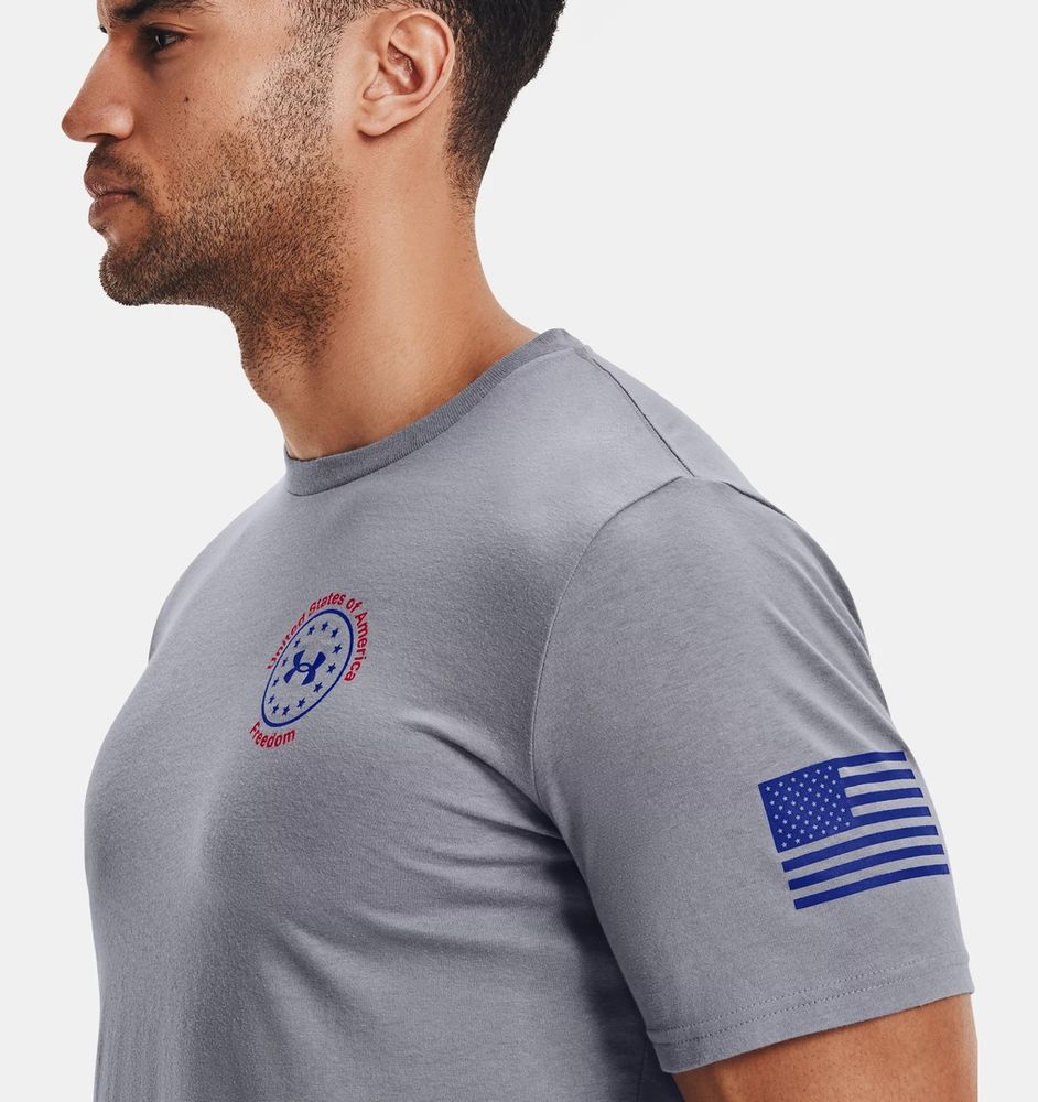 Under Armour футболка Freedom Americana (Steel), XL