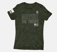 Howitzer жіноча футболка Support Troops (Green Camo), S