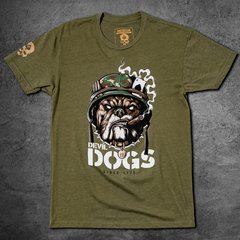 Zero Foxtrot футболка Devil Dogs (OD Green), XL