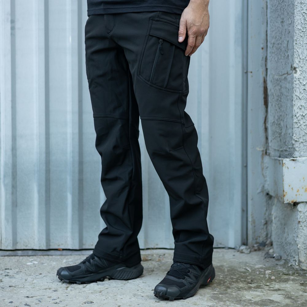 Maverick зимові штани Softshell Cargo (Black), 40
