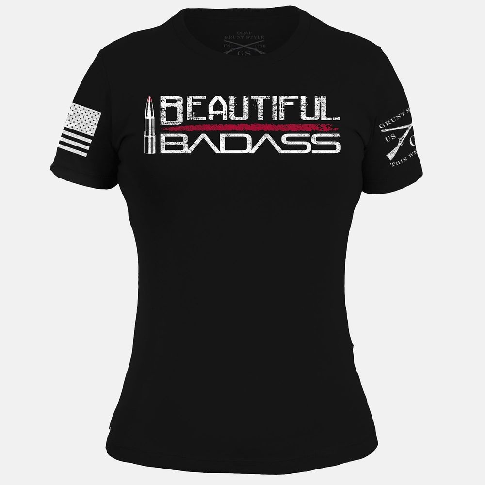 Grunt Style жіноча футболка Beautiful Badass, L