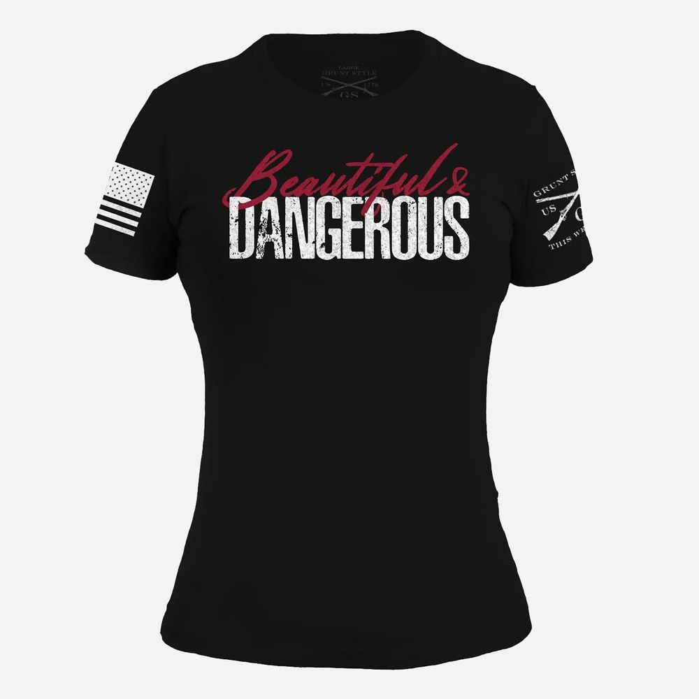 Grunt Style женская футболка Beautiful & Dangerous, L