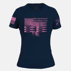Grunt Style женская футболка Ammo Flag (Navy-Pink), M