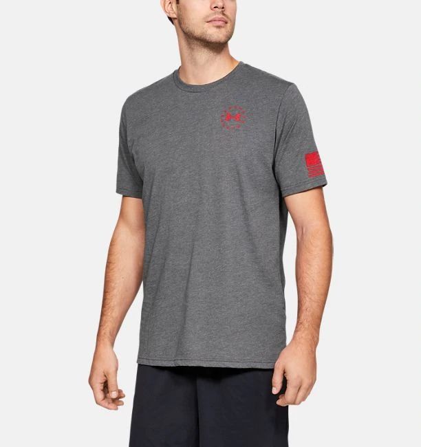Under Armour футболка Freedom Flag (Charcoal), L